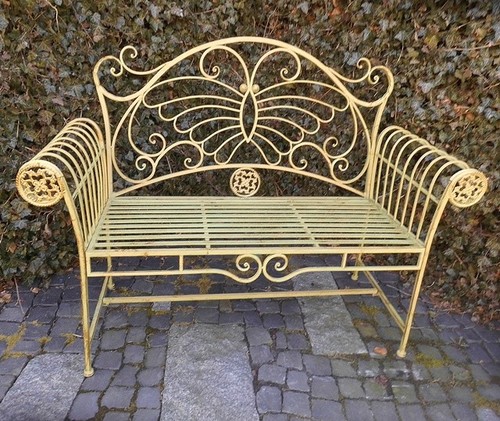 Banc jardin cottage ancien - banc, de