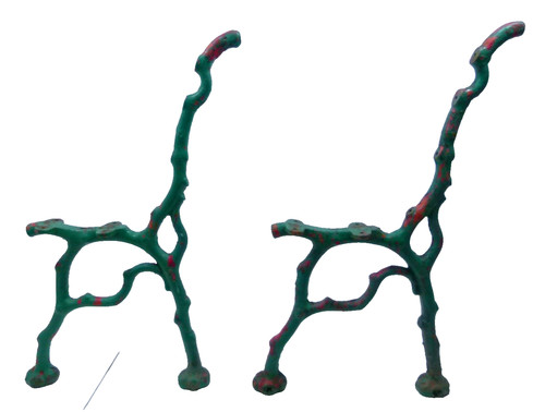Banc jardin ancien métal - jardin,