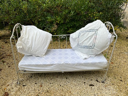 Banc jardin ancien - banc, de