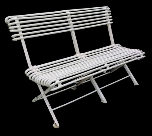 Ancien banc fonte - fer, jardin